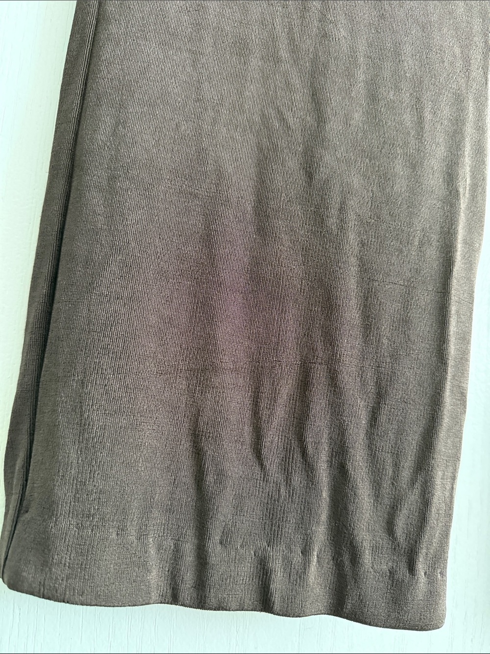 Chico's Travelers Brown Slinky Pull-On Pants Elasticized Waist Sz 2 Office US L - Picture 6 of 15